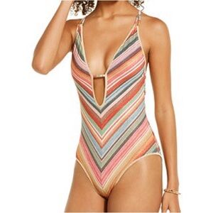 Becca By Rebecca Virtue MULTI West Village Plunge
One-Piece Swimsuit